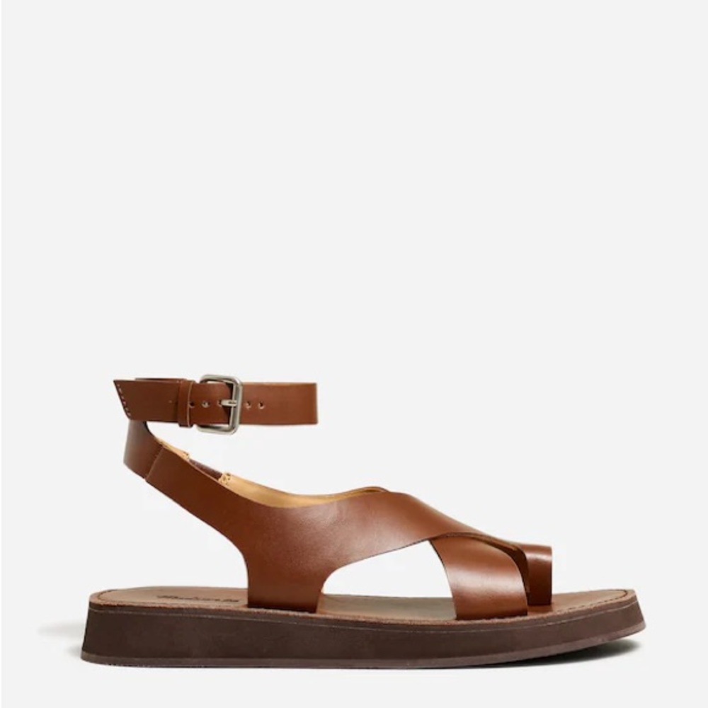 Madewell Natasha Platfom Sandal in Dark Coffee - Picture 3 of 8